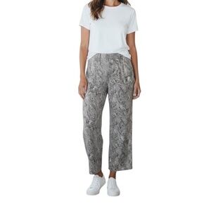 Ann Taylor Factory Snake Print Cropped Pants